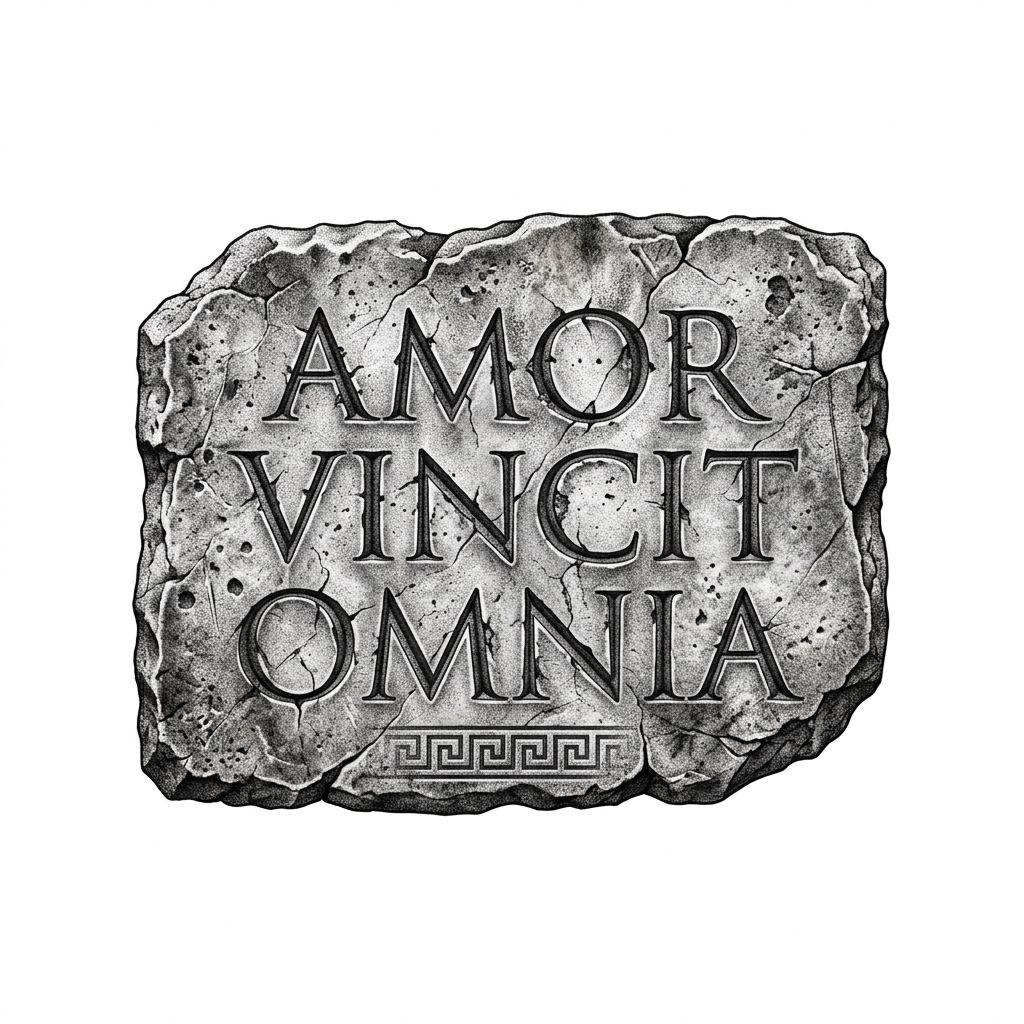 idée tatouage phrase latin antique