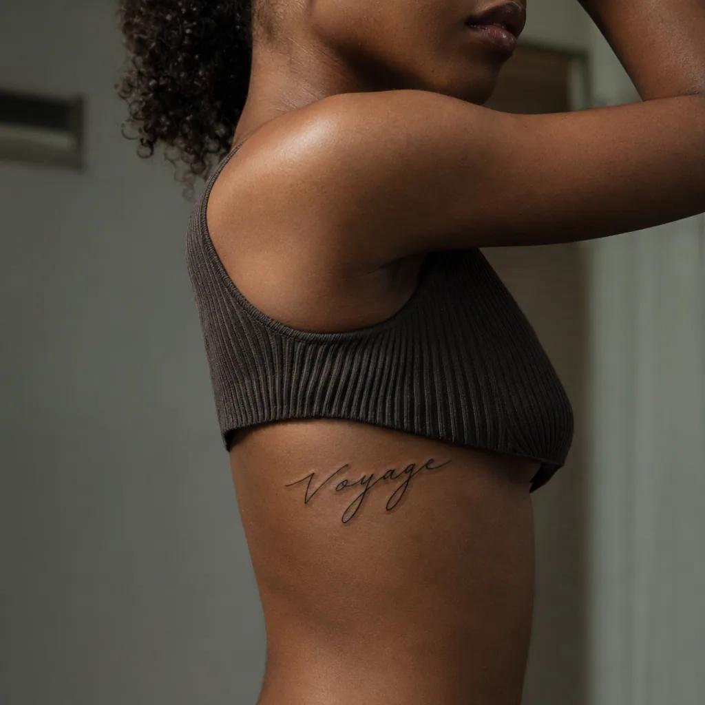 idée tatouage voyage lettrage voyage