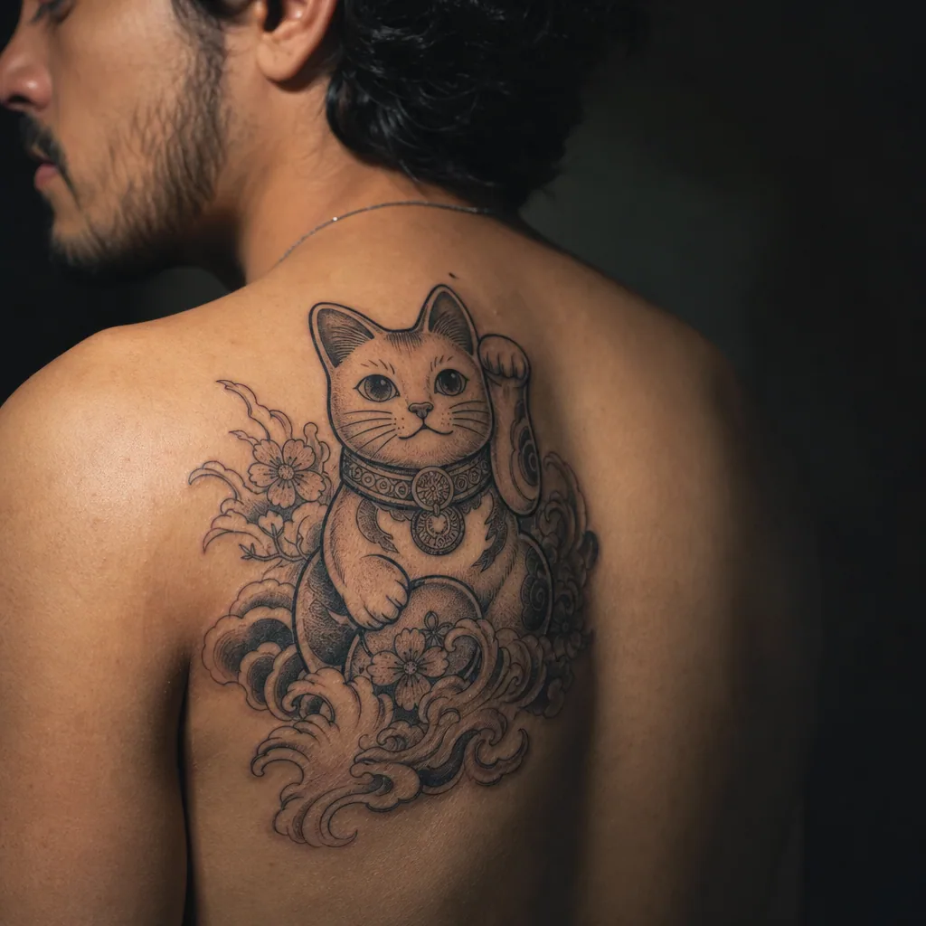 Chat japonais maneki-neko