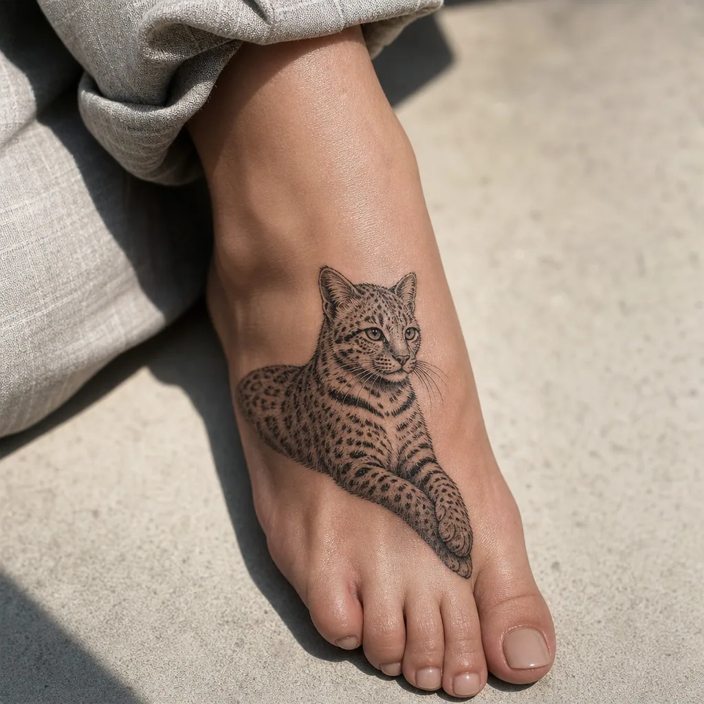 Chat sauvage panthere