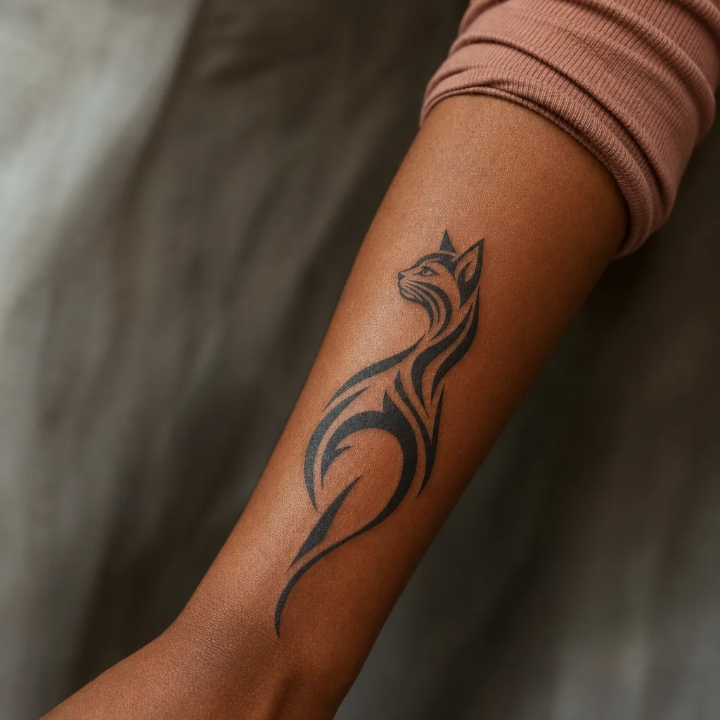 Chat tribal moderne