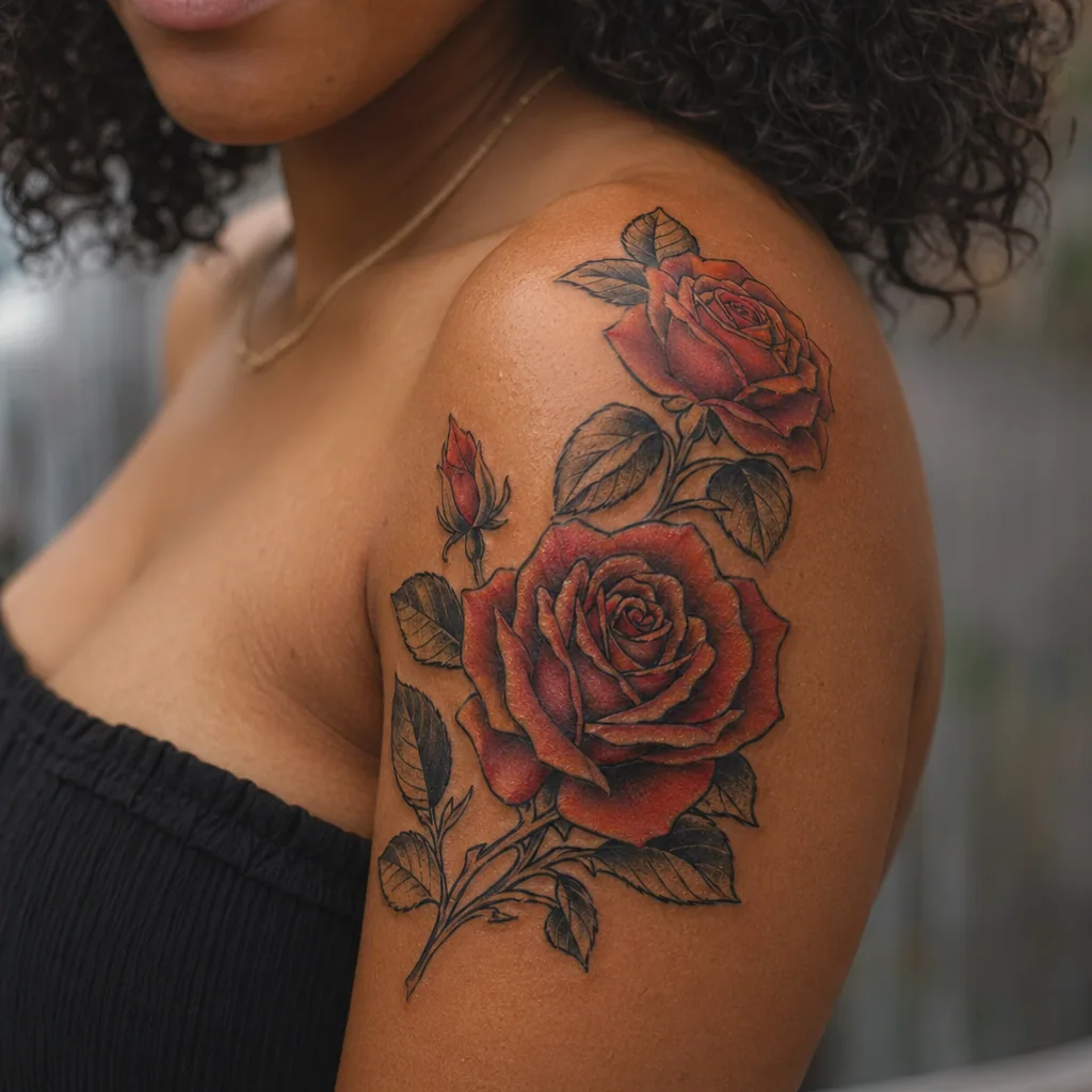 Roses neo-traditionnelles