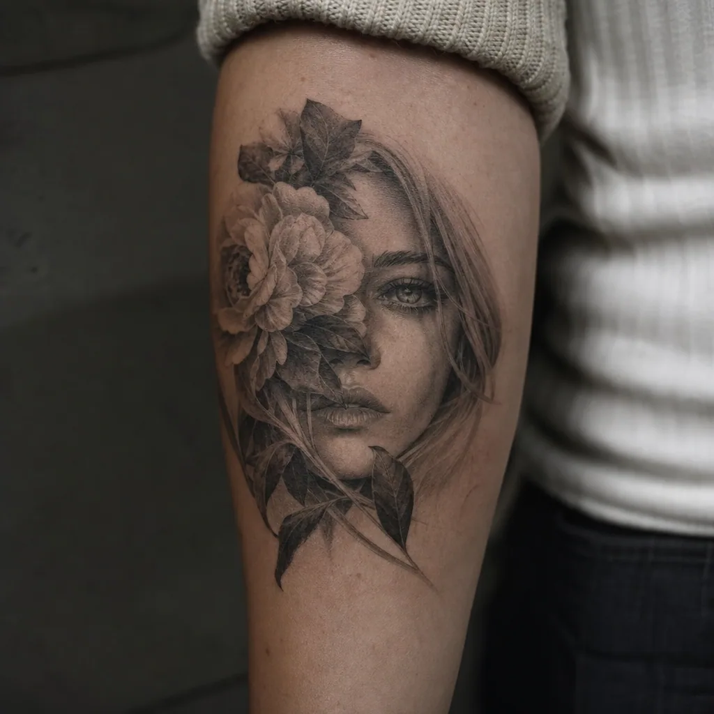 Portrait realiste haute densite
