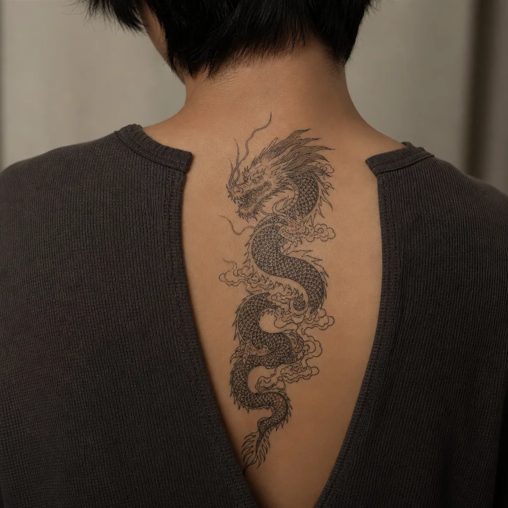 Dragon japonais irezumi
