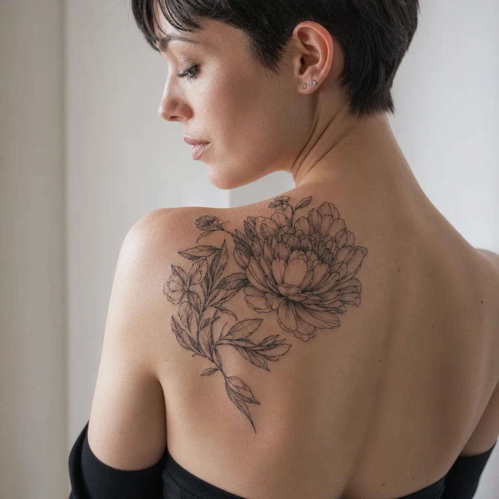 Pivoine florale