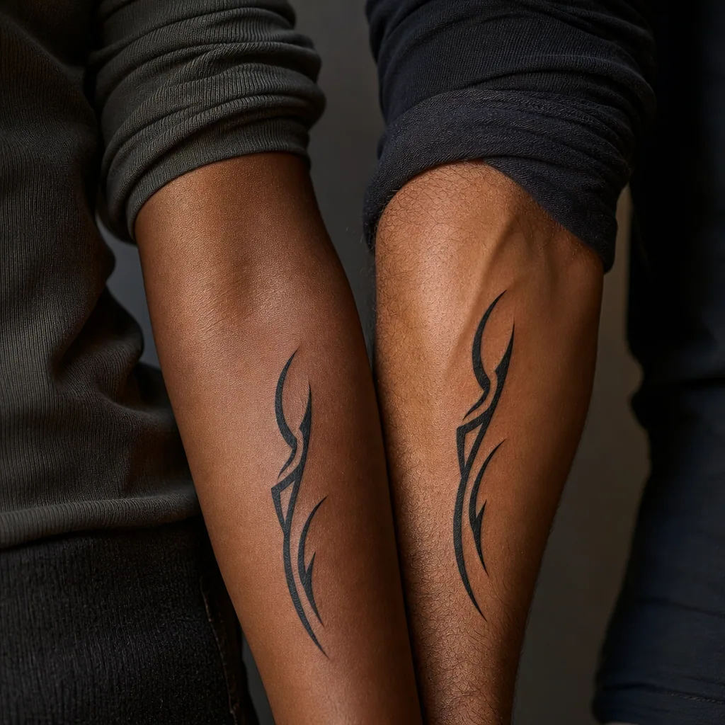 Tribal moderne siblings