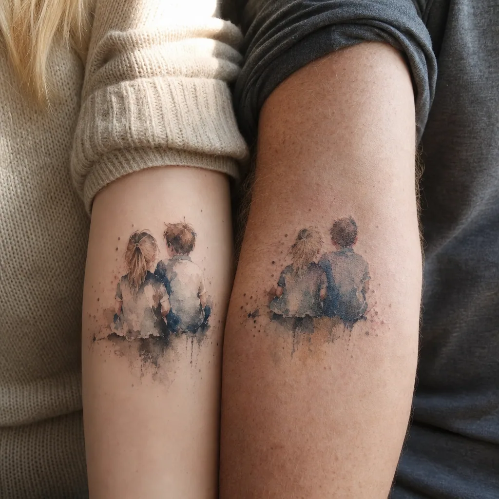 Aquarelle siblings