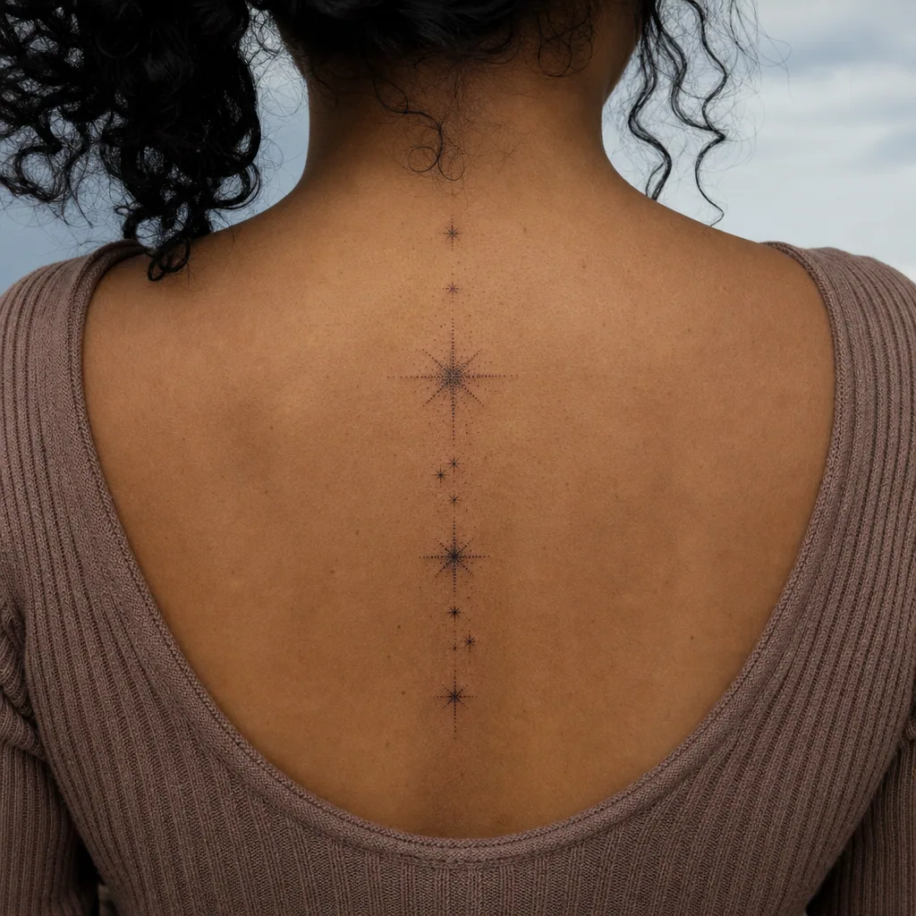 Etoiles dotwork parentales