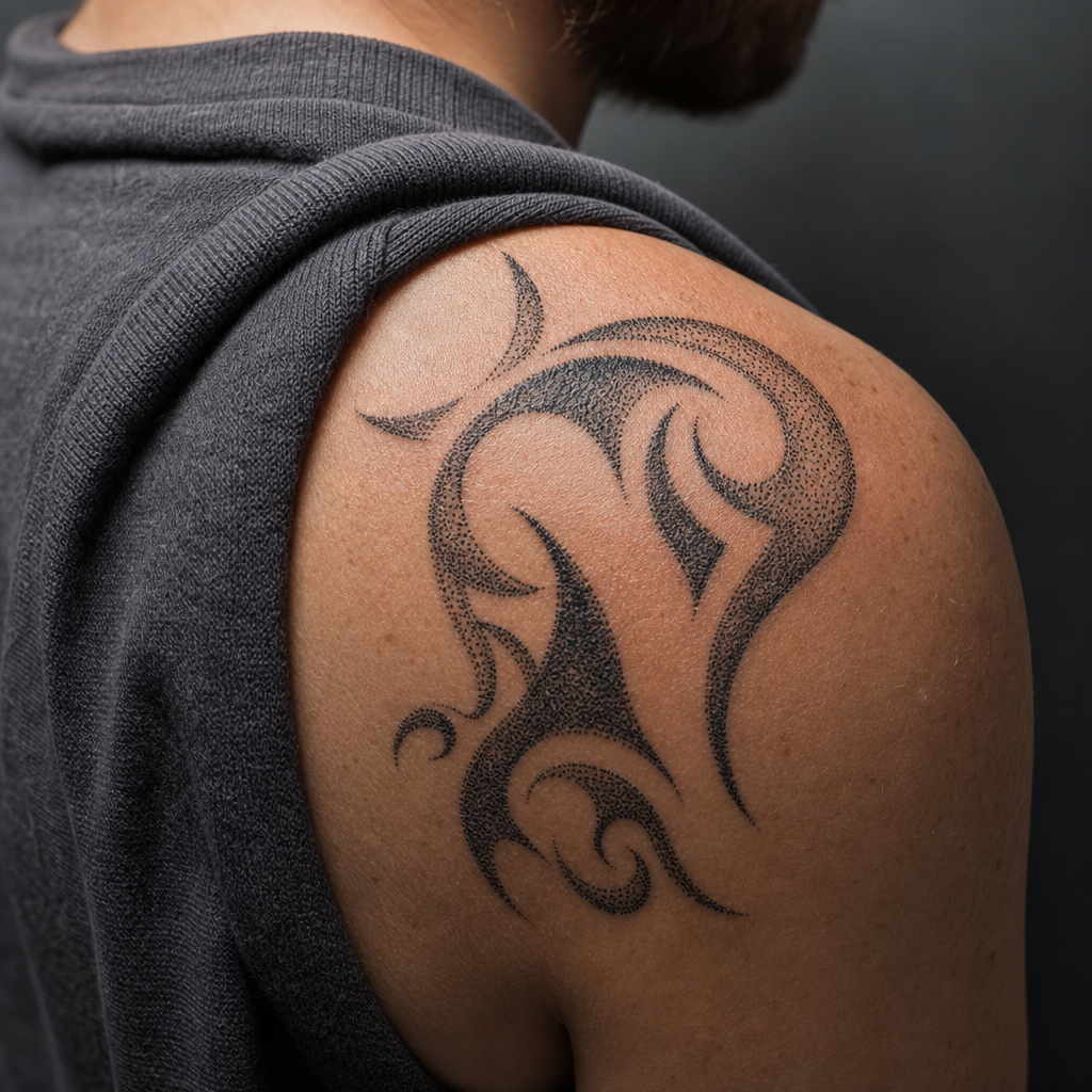 Tribal dotwork