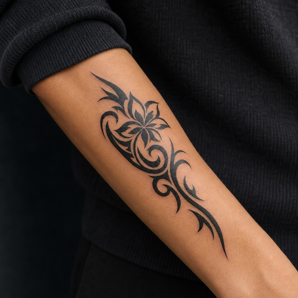 Tribal floral stylise