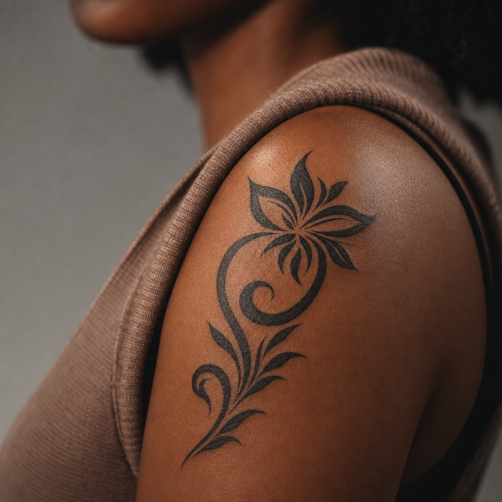 Tribal floral stylise