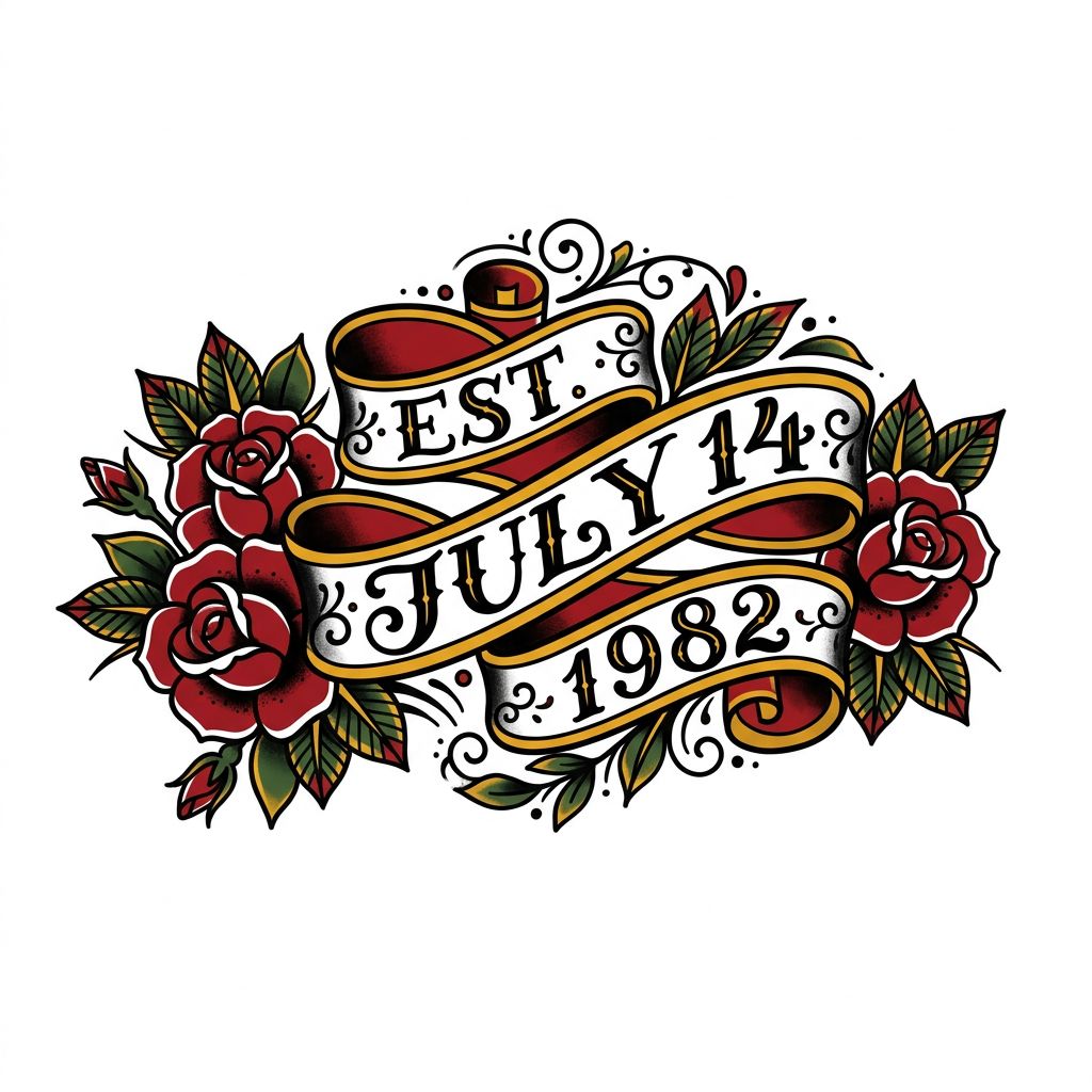 Tatouage date de naissance