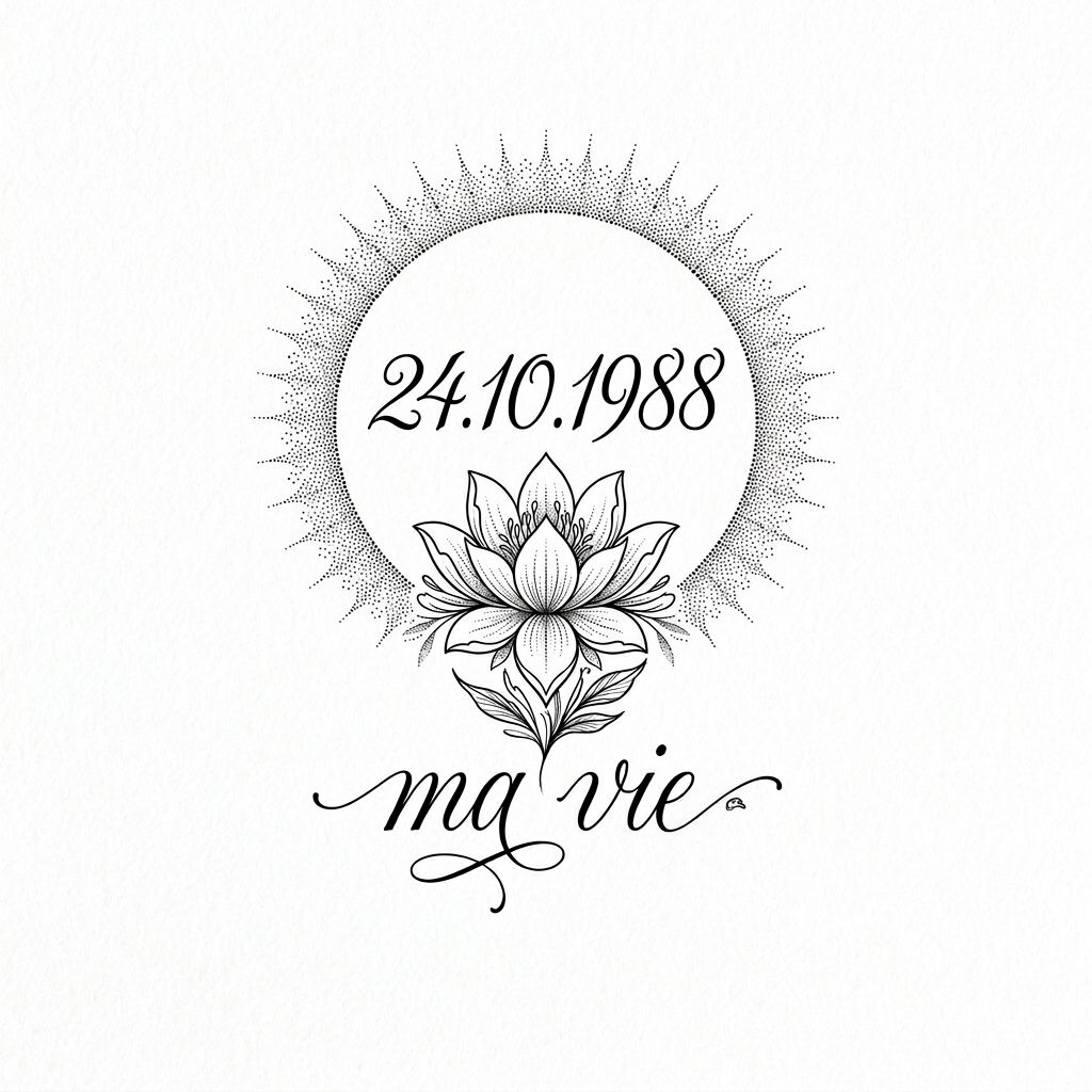 Tatouage date de naissance