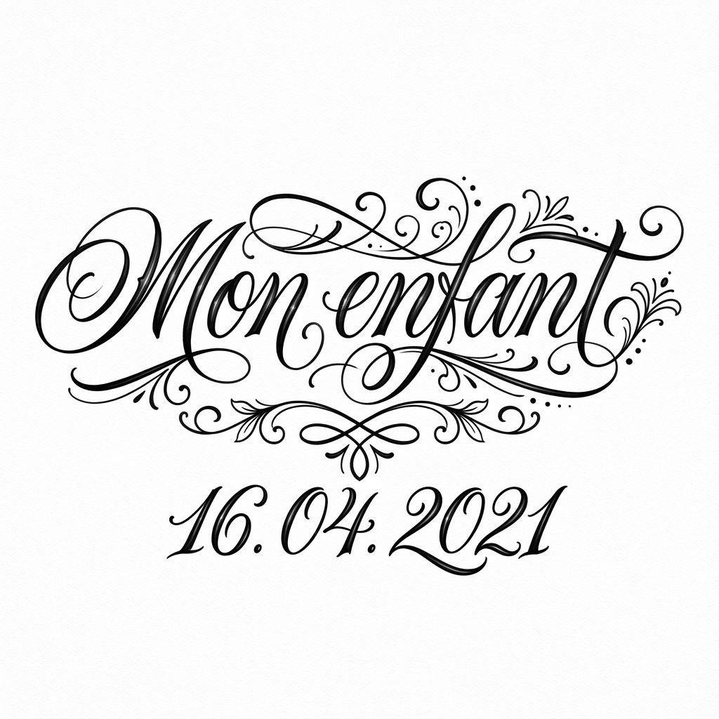 Tatouage date de naissance