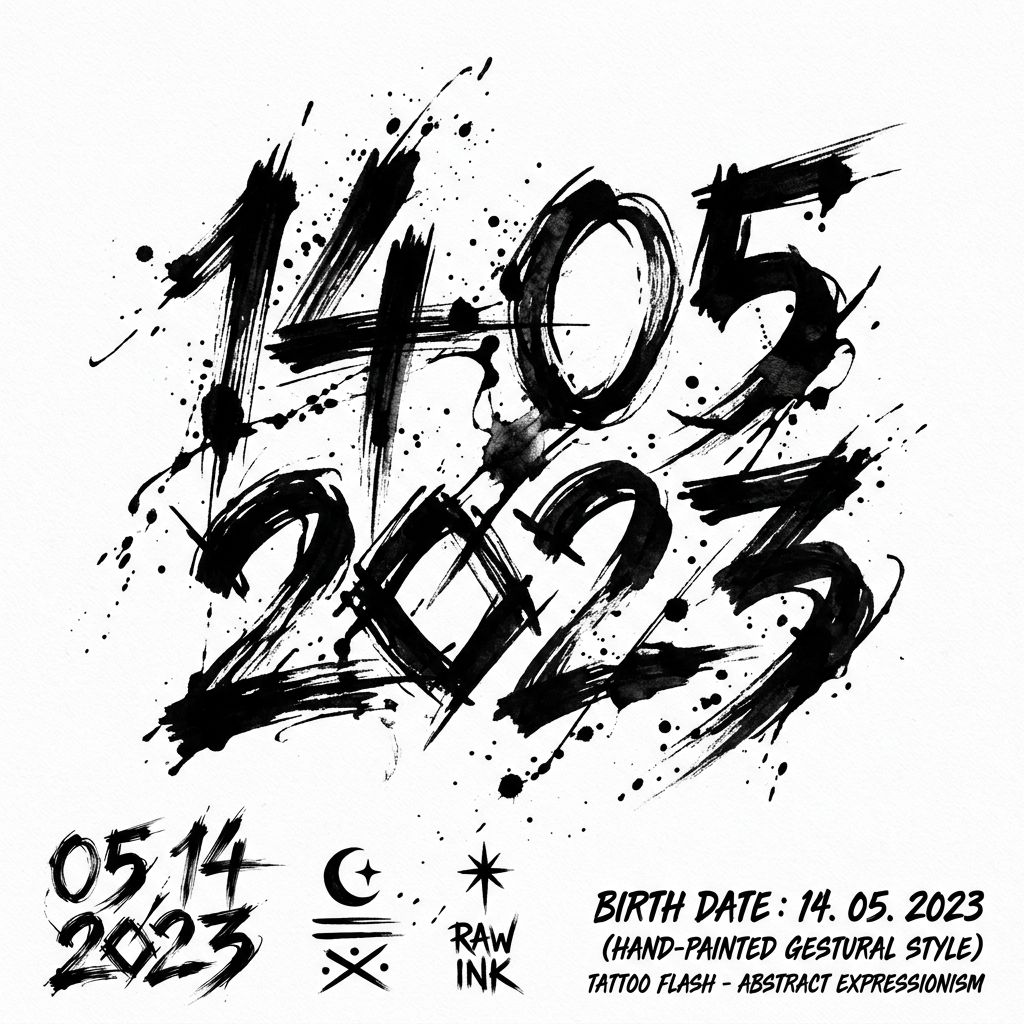 Tatouage date de naissance