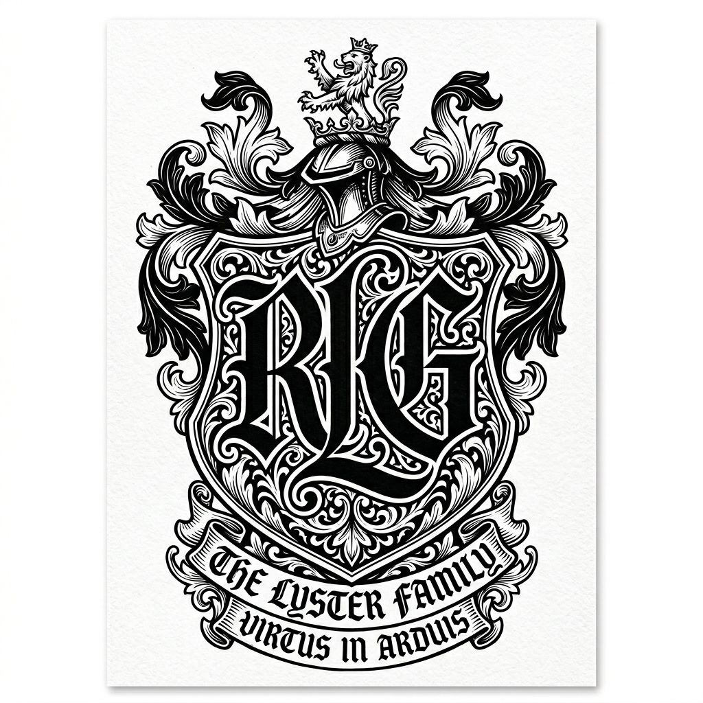 Tatouage initiale famille