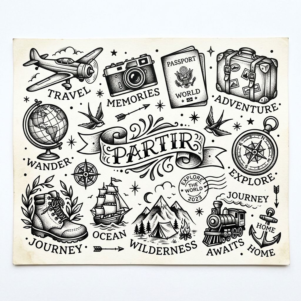 Tatouage voyage
